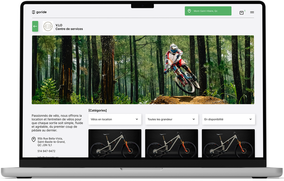Créer un compte client GoRide